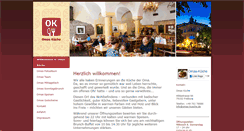 Desktop Screenshot of omas-kueche.de